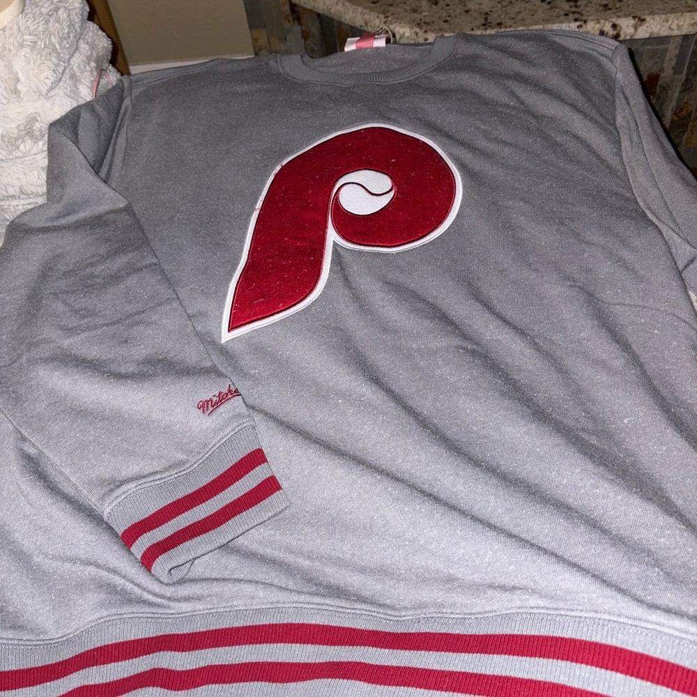 Mitchell & Ness Phillies Crewneck Sweater